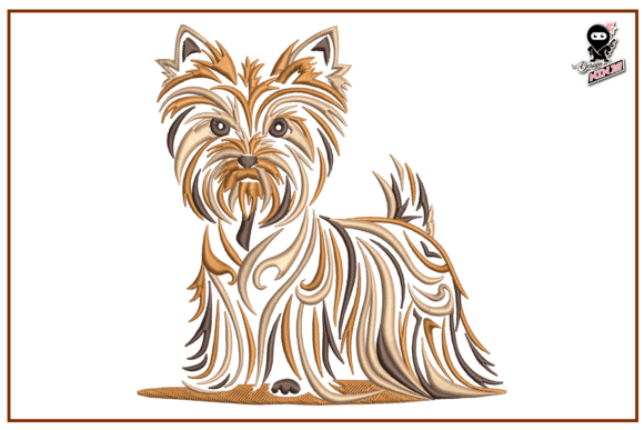 A Chihuahua Embroidery Design for Crafters & Small Businesses