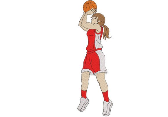 A Designer's Review of the Dynamo Basketball Girl Embroidery