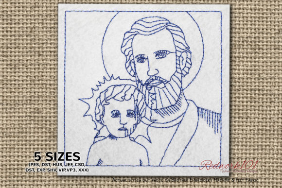A Designer's Take on Nativity Scene Embroidery