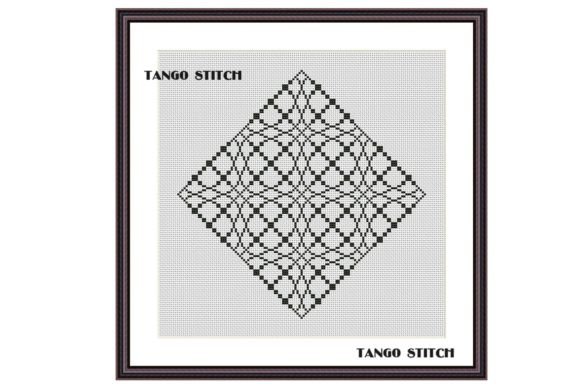 A Designer’s Take on Black Illusion Cross Stitch Ornament Art