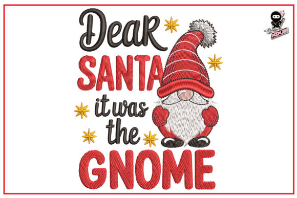 A Gnome's Whimsical Charm for Seasonal Sweatshirts