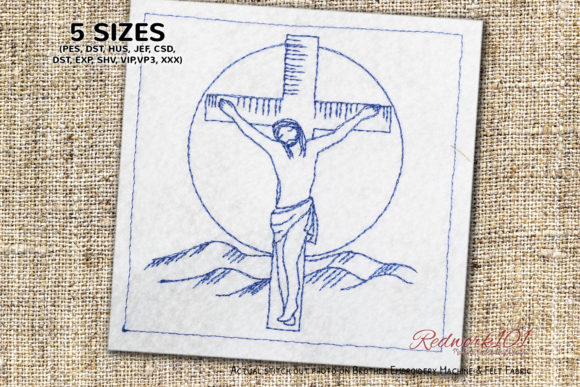 A Professional Review of the Jesus on Cross Redwork Design