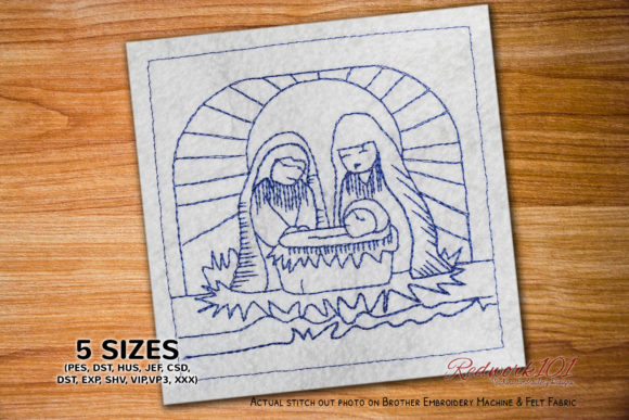 A Review of The Baby Jesus Embroidery Design for Handmade Gifts