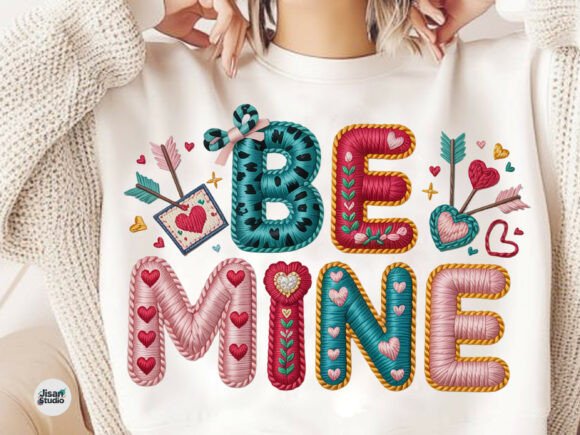 An Embroidery Designer's Review: Faux Yarn Valentine PNG