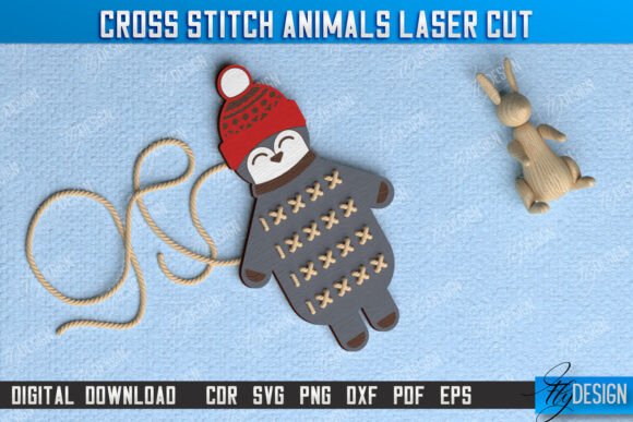 Charming Cross Stitch Penguin for Personalized Gifts