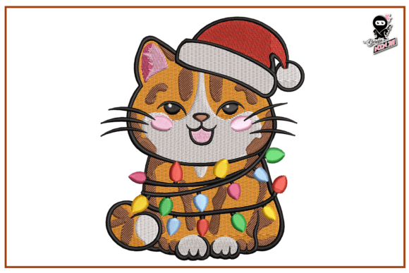 Christmas Cat: An Embroidery Designer's Review for Boutique Sweatshirts