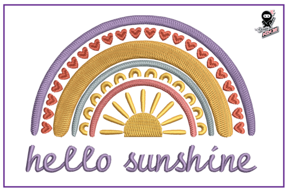 Evaluating the Hello Sunshine Embroidery Design for Your Small Shop