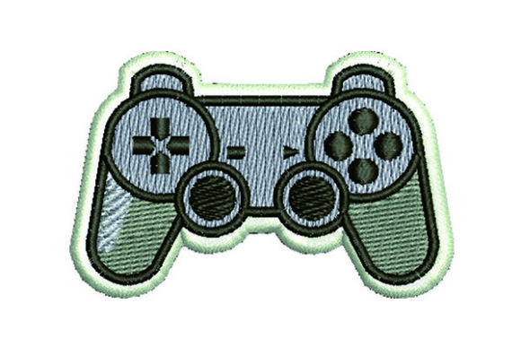 Game Console Patch: A Playful Embroidery Design
