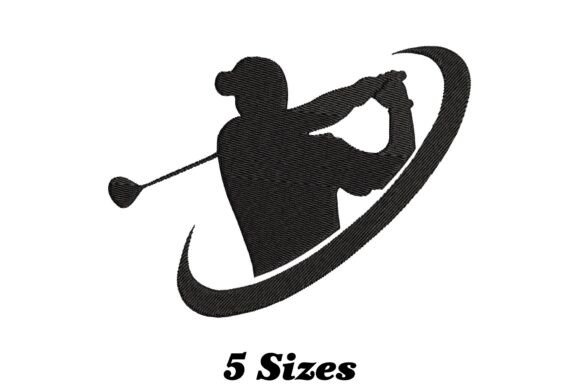 Golf Swing Embroidery: A Versatile Sports Charm