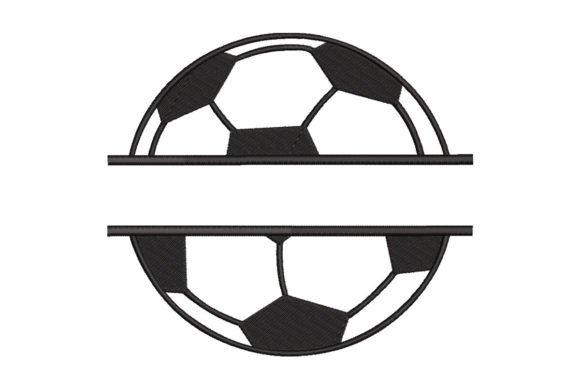 Soccer Ball Split: A Designer's Take on a Sporty, Clever Embroidery File