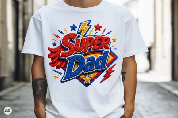 Superhero Dad: A Heartwarming Gift Embroidery Design